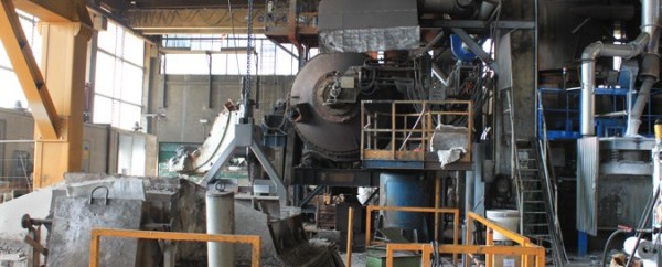 Forno elettrico di attesa. Capacità 28 ton
